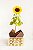 Girassol  No Cachepô Rustico com Ferrero Rocher - Imagem 1