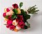Luxuoso Buquê com 24 Rosas Coloridas - Imagem 1