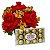 Arranjo de Rosas Premium e Astromelias com Ferrero Roche 150 gramas - Imagem 4