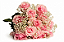 Luxuoso buquê de rosas colombianas na cor rosa - Imagem 1