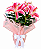 Lírio Rosa Plantado - Imagem 2