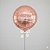 Balão Metalizado Rosè Gold Parabéns - Imagem 2