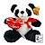 Panda de Pelúcia C/ Coração 25cm - Imagem 1