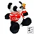 Panda de Pelúcia C/ Coração 25cm - Imagem 2