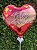 Balão "Feliz Aniversário" Coração Rosa - Imagem 2