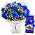 Buquê Azul Encanto com Lindt Milk - Imagem 3
