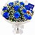 Buquê Azul Encanto com Lindt Milk - Imagem 2