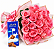 Buquê de 24 Rosas Cor Rosa Com Chcolate Lindt Swiss Classic Barra 100g - Imagem 1