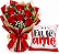 Buquê de 6 Rosas Vermelhas com Almofada “Eu te Amo” - Imagem 3