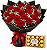 Black Romance – Buquê de Rosas Vermelhas com Ferrero Rocher 150G - Imagem 1