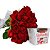 Buquê de 24 Rosas Vermelhas Nacionais com Rafaello - Imagem 6