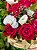 Luxuosa Cesta de Rosas Vermelhas e Lisianthus Com Ferrero Rocher - Imagem 3