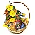 Cesta de Café da Manhã Bom Dia Com Flores - Imagem 3