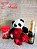 Buquê de 3 Rosas Vermelhas com Panda e Lindt - Imagem 1