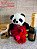 Buquê de 3 Rosas Vermelhas com Panda e Lindt - Imagem 2