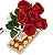 Buquê de 6 Rosas Vermelhas com Ferrero Rocher - Imagem 3