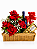 Luxuoso Baú com Rosas, Vinho e Chocolate - Imagem 3