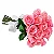 Buquê de 18 Rosas Cor de Rosa - Imagem 3