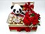 Esplendor de Rosas com Urso Panda & Chocolate Ferrero Rocher 150G - Imagem 1