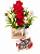 Trio de Rosas Premium e Chocolate Bombonatti - Imagem 1