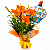 Lírio laranja Plantado com balão Happy-day - Imagem 1