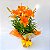 Lírio laranja Plantado com balão Happy-day - Imagem 2