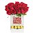 Box de Rosas Vermelhas "O melhor lugar do mundo é dentro do seu abraço" - Imagem 1