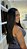 Lace Front Fibra Premium Gogo Girl GL 100 Preta - Imagem 2