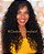 Peruca lace front cabelo humano cacheado Paola baby Hair - Imagem 5