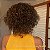 Peruca cabelo humano brasileiro crespa TAM P - Imagem 4