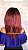 Peruca lace front cabelo humano ombre vermelha 2A - Imagem 5