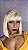 Peruca cabelo humano Chanel franja Shirley 613 loiro claríssimo - Imagem 3