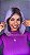 Peruca Lace Front Cabelo Humano Long Bob Cinza Azulado 48 - Imagem 2