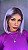 Peruca Lace Front Cabelo Humano Long Bob Cinza Azulado 48 - Imagem 4