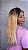 Peruca lace front cabelo humano ombre loiro claro 234 - Imagem 7