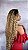 Peruca Lace Front RCHT 208 Tilly Loira Exclusive) - Imagem 3