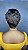 Peruca cabelo humano curta Pixie Duby castanho - Imagem 2