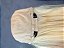 Peruca wholace cabelo humano com silk lace Malu Loira - Imagem 4