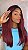 Peruca lace front fibra premium OET1B/BURG - Imagem 1