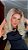 Peruca Lace Front Cabelo Humano Grace Kelly Ombré Loiro Claríssimo - Imagem 3