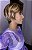 Peruca Lace Front Cabelo Humano Pixie Gabi Loiro Mechas  1B/27 - Imagem 3
