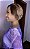 Peruca Lace Front Cabelo Humano Pixie Gabi Loiro Mechas  1B/27 - Imagem 5