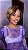 Peruca Lace Front Cabelo Humano Pixie Gabi Loiro Mechas  1B/27 - Imagem 4