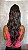 Rabo de Cavalo Fibra Premium LOOSE WAVE Ondulado cor NAT.BROWN - Imagem 3
