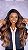 Peruca Lace Front Fibra Premium Jenny Mechas 27/33# - Imagem 1