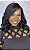 Peruca Lace Front Fibra Premium Dilan Preta 1B - Imagem 2