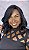 Peruca Lace Front Fibra Premium Dilan Preta 1B - Imagem 1