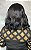 Peruca Lace Front Fibra Premium Dilan Preta 1B - Imagem 5