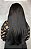 Peruca Lace Front Fibra Premium Emilia HD Preta - Imagem 5
