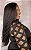 Peruca Lace Front Fibra Premium Emilia HD Preta - Imagem 6